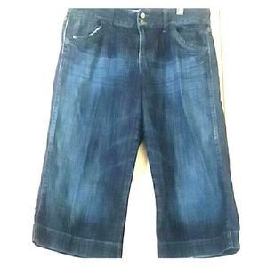 Maurices Dark Wash Denim Gaucho's size 11/12